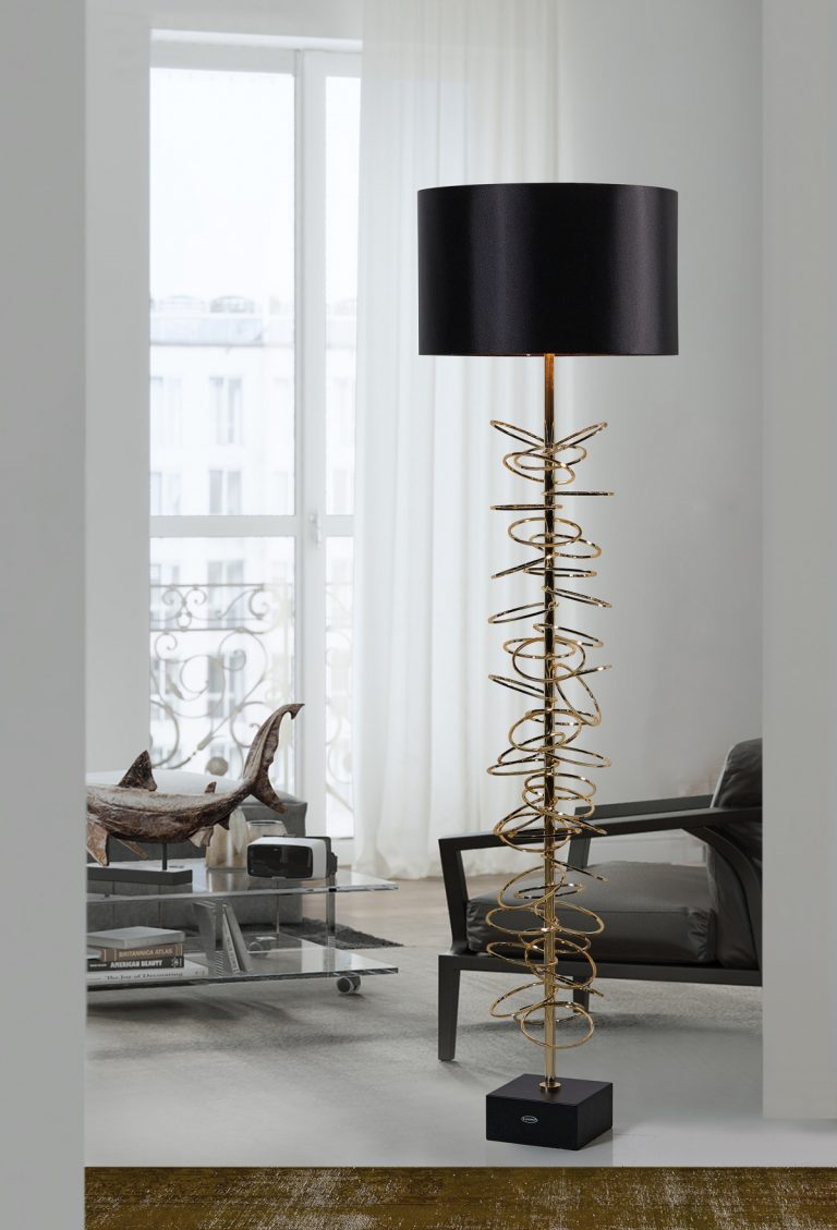 lampadaire Aureas 165 x 45 cm de diam